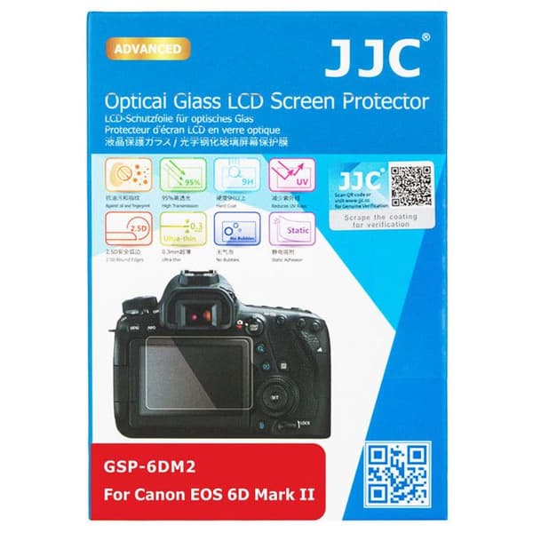 JJC LCD-skyddsglas kompatibelt med CANON 6D MARK II