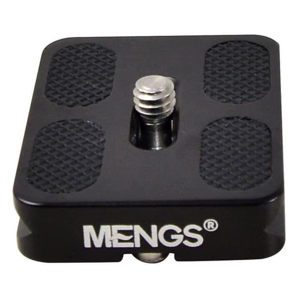 MENGS® PU50 aluminium snabbkopplingsplatta för DSLR-kamera - kompatibel med Arca-Swiss standard
