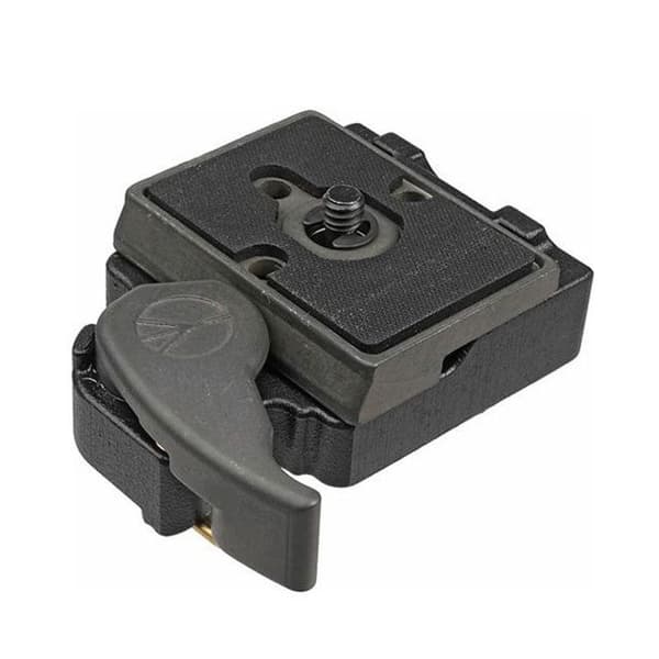 MANFROTTO 323 snabbkopplingsplatta med fixeringssystem - Svart