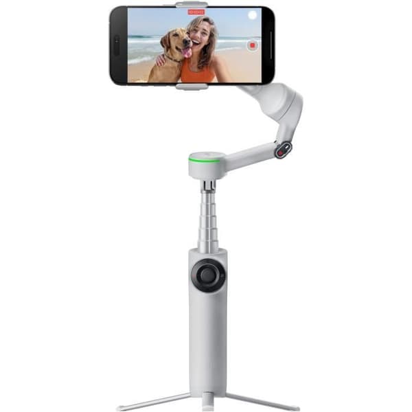 Gimbal - INSTA360 - Flow 2 Pro - Grå - Kompatibel med Apple DockKit - 3-axlig stabilisering
