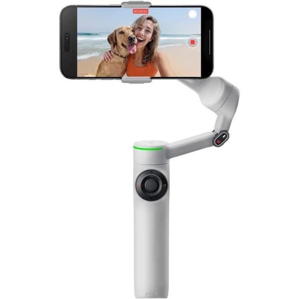 Gimbal - INSTA360 - Flow 2 Pro - Grå - Kompatibel med Apple DockKit - 3-axlig stabilisering