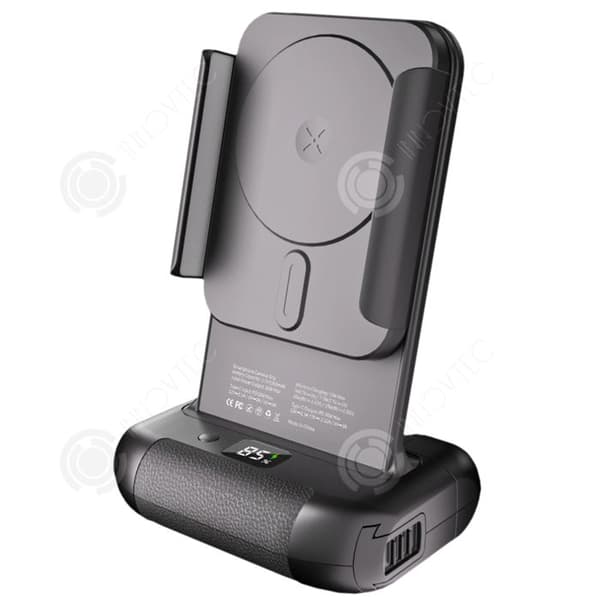 INN Tripodadapter 14,4x9,9cm bluetooth magnetisk stativadapter smartphone stabiliserad fjärrkontrollfotografi