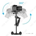 Miniatyrbild 4 av 4: TD® 40 cm mini handhållen rigg Professionell videostabilisator Handhållen stabilisator aluminiumlegering v stabilisator