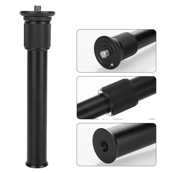 Teleskopisk Monopod Förlängningsstång, Justerbar Höjd, Lättviktsaluminium, Kompatibel med Stativ