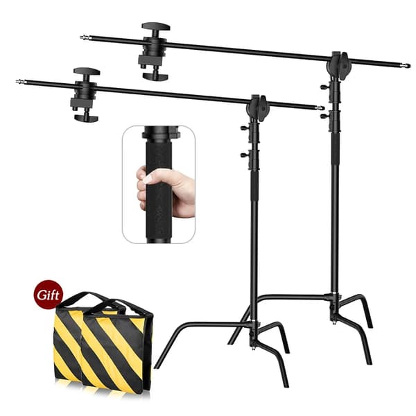 Fotografi C-Stand, Holdbart Rustfrit Stål,SH-MST-30B2