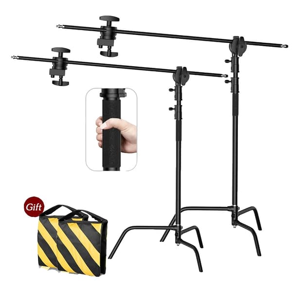 Fotografi C-Stand, Holdbart Rustfrit Stål,SH-MST-30B2