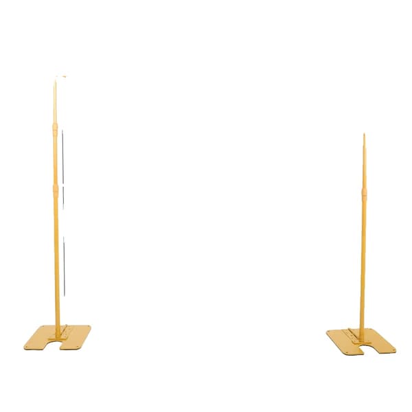 Backdrop Support System, Justerbar Højde, Bærbart Design,Guld 2.4x3M