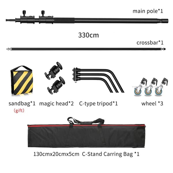 Fotografi, Maksimal Højde, Holdbart Rustfrit Stål,SH-MST-40B-3