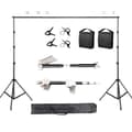 Miniatyrbillede 1 af 2: Fotografistudio Støttesystem, Justerbar Højde 79cm til 260cm, Maksimal Belastning 4KG,Fleksibel Sandpose, 2.6x3M
