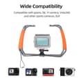 Miniatyrbild 3 av 4: Aluminiumlegering Dual Arm Tray Mount för Rig Stabilizer för GoPro Hero 13 12 11 10 9 max