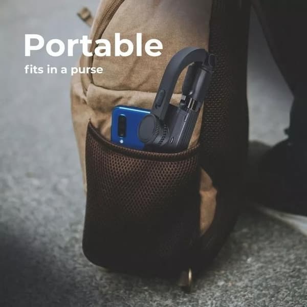 Selfiestativ med Bluetooth-fjärrkontroll Tripod Gimbal Stabiliserare Svart SSTR-L08 Monteringsstödset