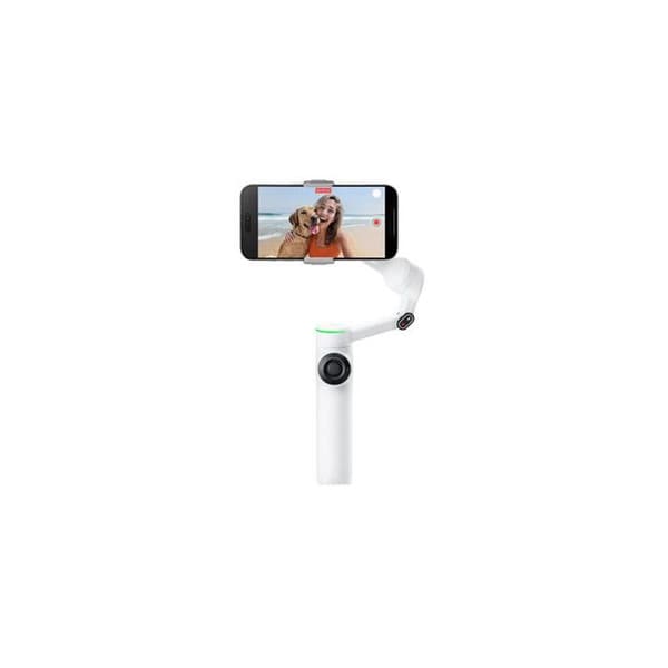 Insta360 Flow 2 Pro Standard 3-akselinen kokoontaitettava vakaaja, valkoinen