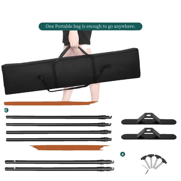 Backdrop Support System, 2,5M x 3M Størrelse, Flere Farver Tilgængelige,2.5x3M Med Hvid