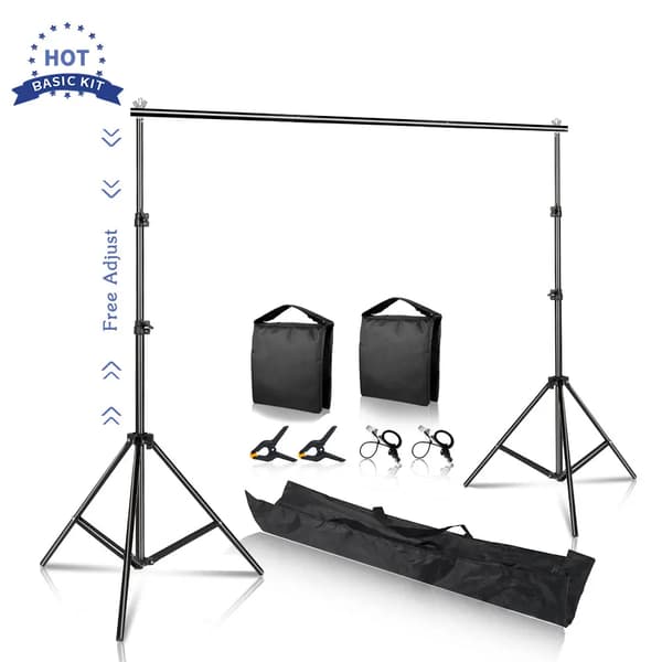 Fotografi Bakgrundsställ, Lättvikts Aluminiumlegering, Multifunktionell Användning,Normal Kit 2, 2600x3000