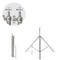 Miniatyrbillede 1 af 2: Projektorstativ, Justerbar Højde 100cm - 280cm, Metal Konstruktion, Kompakt Sammenfoldet Højde 93cm,280cm Stativ