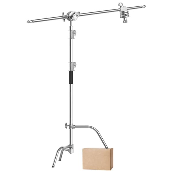 Valokuvausstudio C-teline, säädettävä korkeus, tukeva kilpikonnajalka,2.6M c-STAND