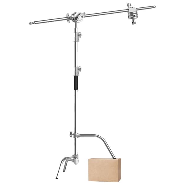 Valokuvausstudio C-teline, säädettävä korkeus, tukeva kilpikonnajalka,2.6M c-STAND