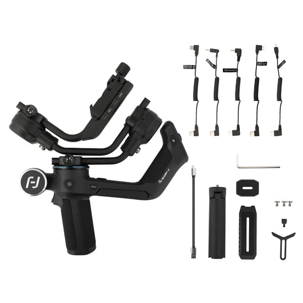 Handhållen Gimbal-stabilisator, 3-axlig kontroll, 2,5 kg belastningskapacitet,SCORP-C