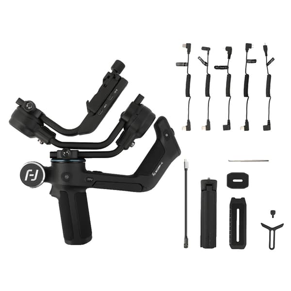 Handhållen Gimbal-stabilisator, 3-axlig kontroll, 2,5 kg belastningskapacitet,SCORP-C