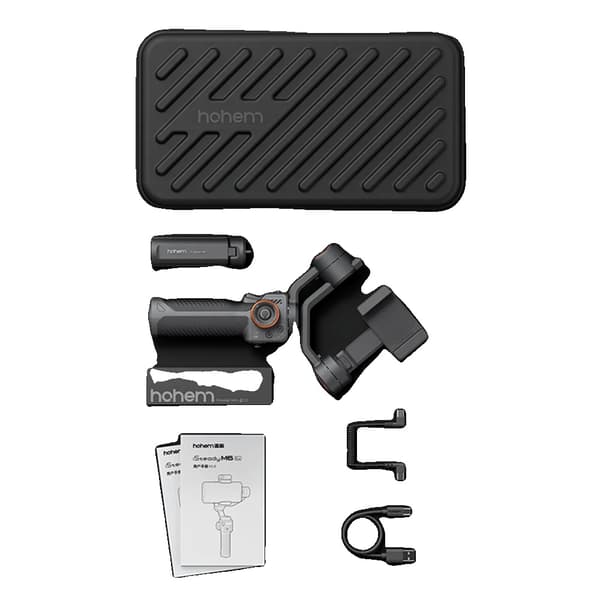 Smartphone Gimbal Stabilizer, 3-akse, OLED-display