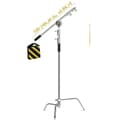 Miniatyrbild 1 av 2: Fotograferingsljusstativ, C-Stand, Max höjd 260 cm, inkluderar sandväska, hjul,2.6M Med tvärstag
