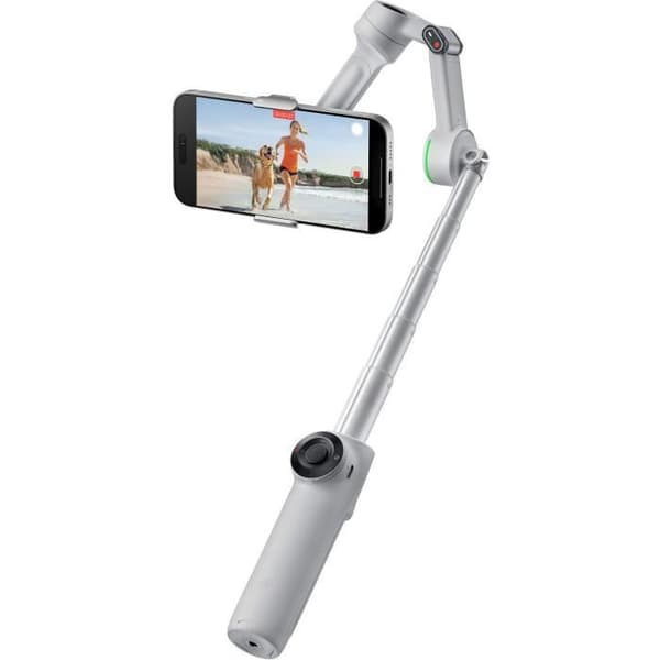 Gimbal - INSTA360 - Flow 2 Pro - Grå - Apple DockKit-kompatibel - 3-axlig stabilisering