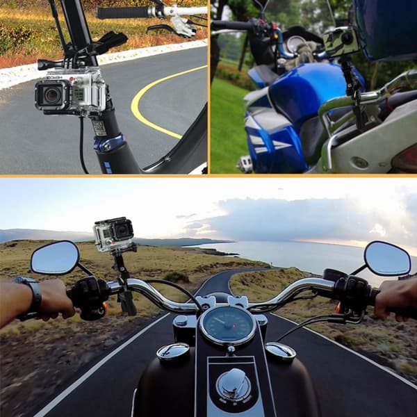 INF GoPro tilbehørssett med 37 deler