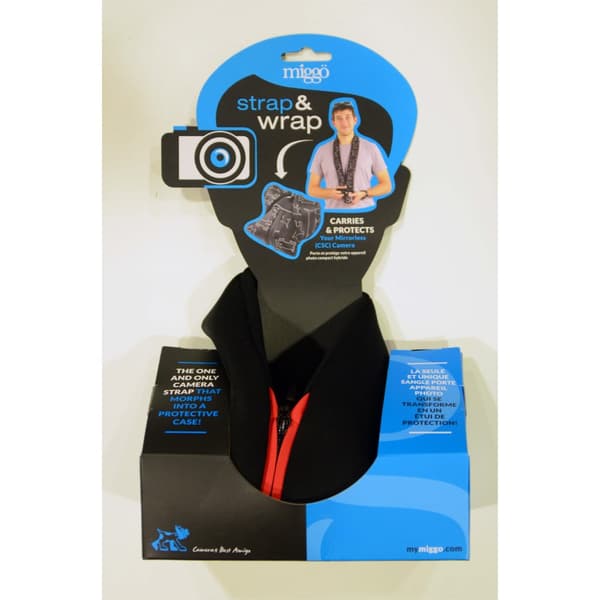 MYMIGGO MIGGO Kamerahihna Strap&Wrap Black Red MW SR-CSC BR 50
