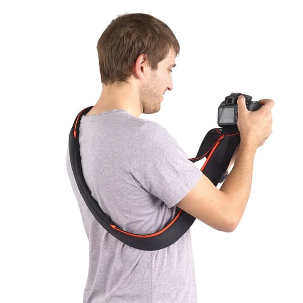 MYMIGGO MIGGO Kamera Wrap/Rem 90 DSLR Pebble Road Hvid/Grå
