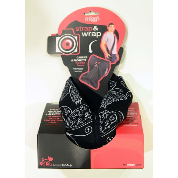 MYMIGGO MIGGO Kamera Wrap/Rem 90 DSLR Royal Wings Sort/Hvid