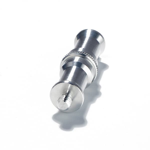 2 delar kamerastativtillbehör 1/4 till 3/8 tums hane-konverteradapter Silver