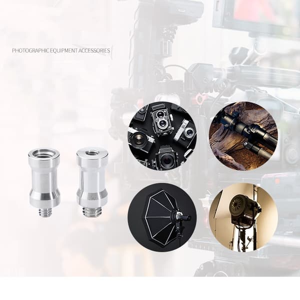 Adapterskruv för kamera/stativ/kulhuvud/monopod/ljusstativ 5-pack