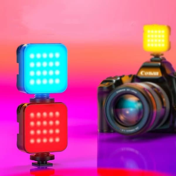 Mini fylllampe fyllelys 60 LED 2000mAh CCT, RGB
