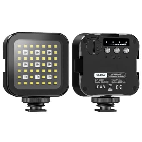 Fuld-farve fyld lys clip fyld lys IPX8 vandtæt 8 farve lystilstande