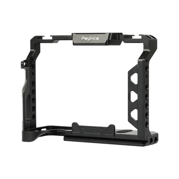 Kameran suojakotelo Kameran kanin häkki SONY A7M4/M/R3/R2/A73/A72:lle Musta