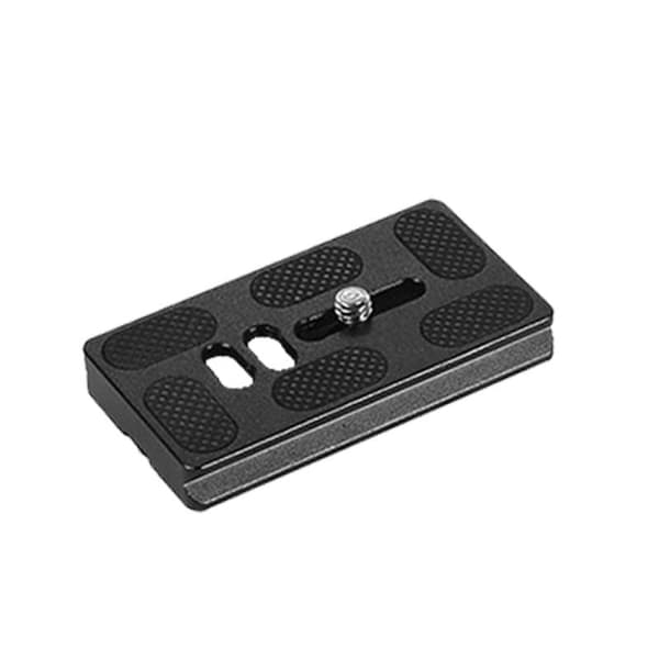 PU70 kamerastativmonteringsplate hurtigutløserplate for DSLR-kamera Sort
