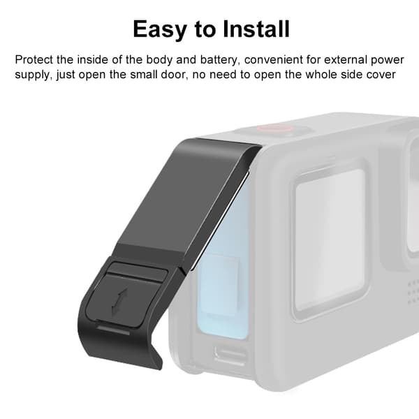 INF Suojakuori latauspistorasialle GoPro HERO10 / HERO9 Black