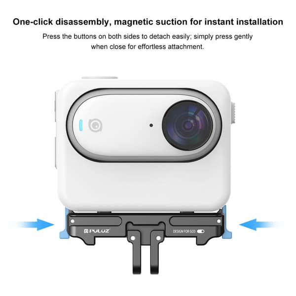 INF Aluminium Quick Release Mount til Insta360 GO 3