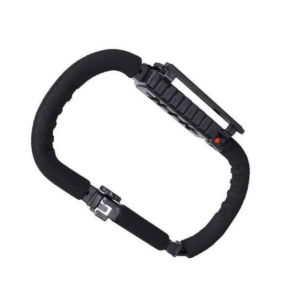 INF Foldbart U-formet beslag DSLR-kamera C-Shape Hot Shoe-stabilisator