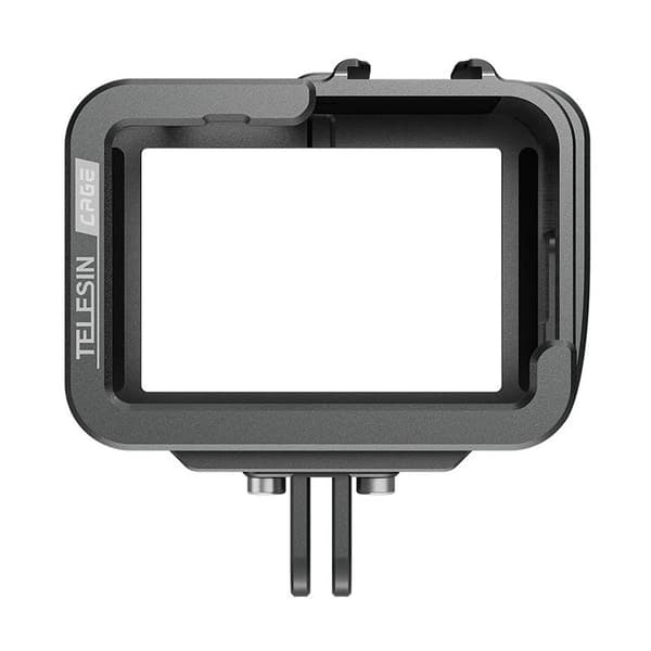 TELESIN aluminiumsbur til GoPro Hero 12/11/10/9 +vertikal adapter