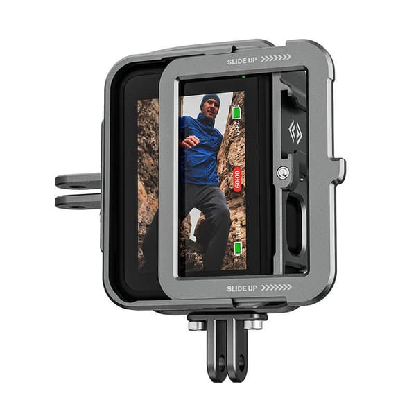 TELESIN aluminiumsbur til GoPro Hero 12/11/10/9 +vertikal adapter