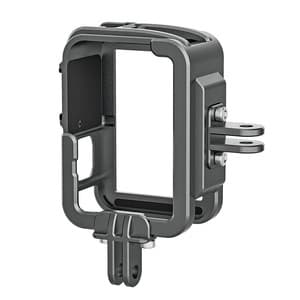 TELESIN aluminiumsbur for GoPro Hero 12/11/10/9 +vertikal adapter