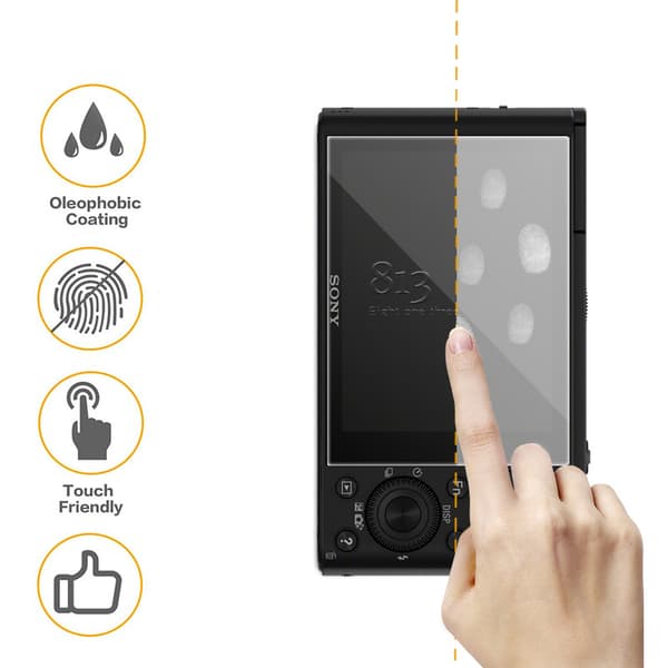 INF Sony Black Card M7 hærdet glas skærmbeskytter (2-pack)