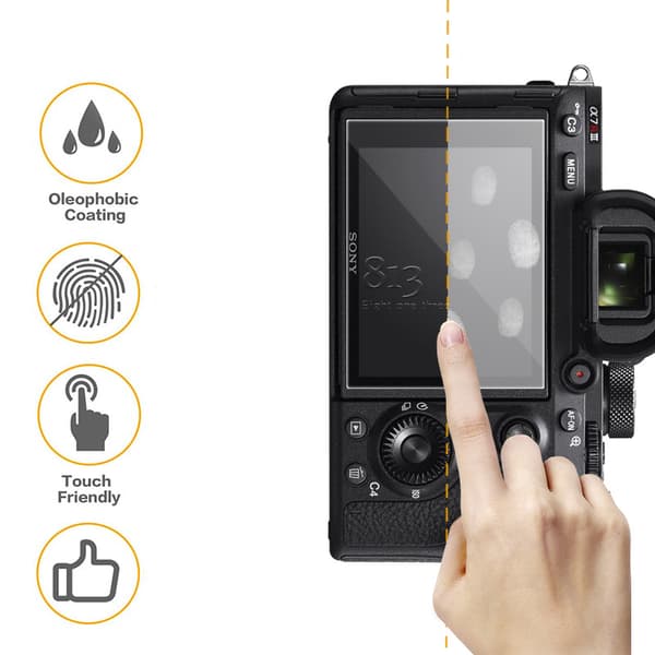 INF Sony A7M2 skjermbeskytter - 2 pakke - 0,26 mm herdet glass