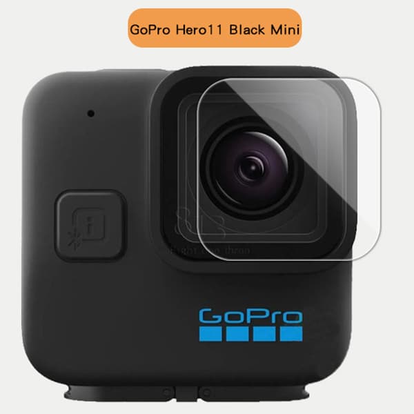 INF GoPro Hero11 Black Mini skjermbeskytter, herdet glass, buede kanter, 2-pack