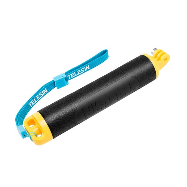Gummi flytende håndgrep Telesin for action- og sportskameraer (GP-MNP-300-YL)