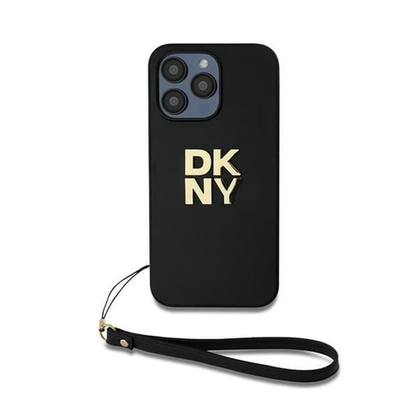 DKNY Handledsrem Stock Logotyp - Fodral för iPhone 14 Pro (svart)