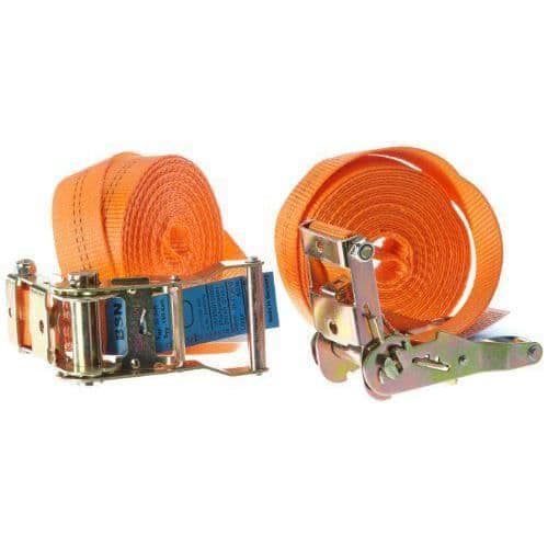Braun Ratchet surrningsrem 2000 daN, ett stycke, 6 m x 35 mm Orange - 1000-1-600/VE2