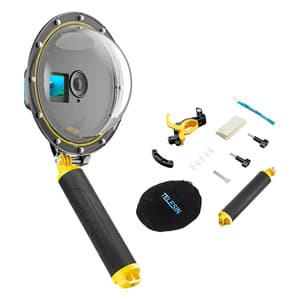 Vanntett kuppelport Telesin for DJI Action 4/3