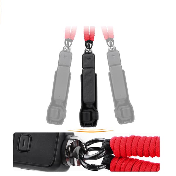 INF Nylon Lanyard - Crossbody Strap for DJI OSMO POCKET 3 Rosa